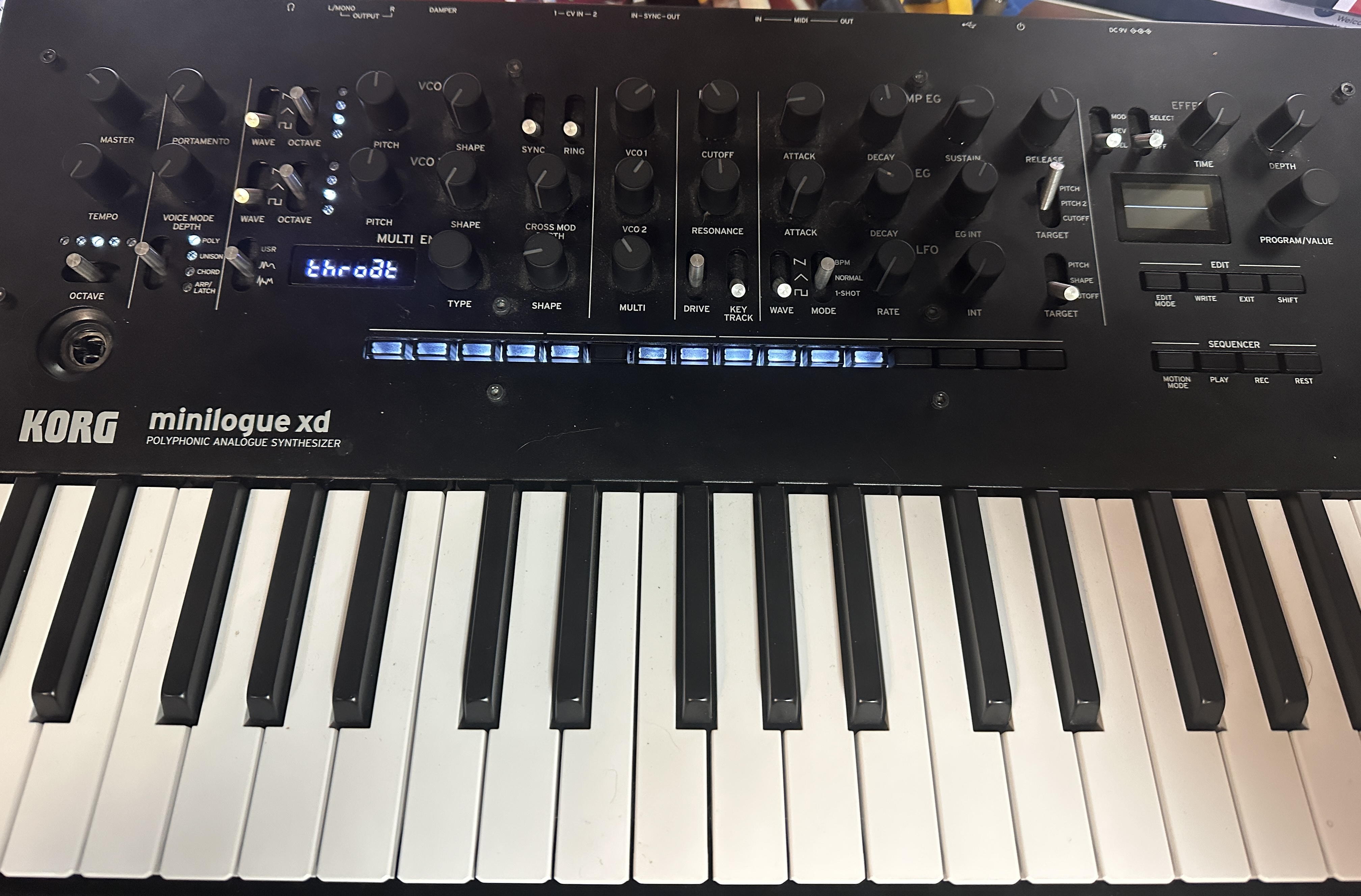 My Korg Minilogue XD